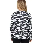 Cinchable Long-Sleeve Black T-Shirt