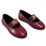 Elegant Ballerina Flats with Front Elastic Strap BN-54