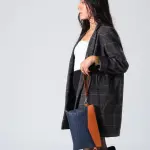 Chic Texture Clutch Bag-dark blue