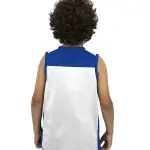 Basic Vneck Blue Tank Top