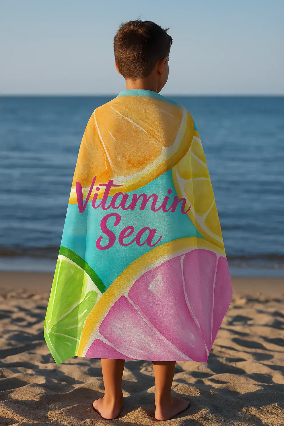 Agha Home Coastal Printed Microfiber Towel
