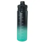 MD Stay Fit Sports Bottle with Handle, 1000ml Capacity, Graduated Design, Wide Mouth, Leak-Proof Cap, Measurement Markings