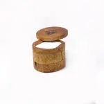 Handcrafted Natural Wooden Candle Eco-Friendly Home Décor with Warm Ambience