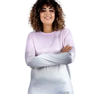 Women's Gradient Pink Top