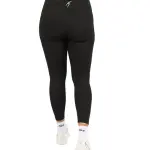 Curve Accent High-Rise Black Leggings