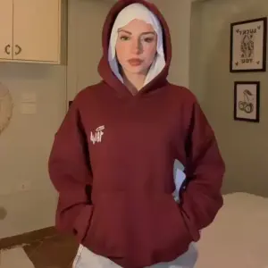 Side Tag - Burgundy Hoodie