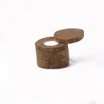 Handcrafted Natural Wooden Candle Eco-Friendly Home Décor with Warm Ambience