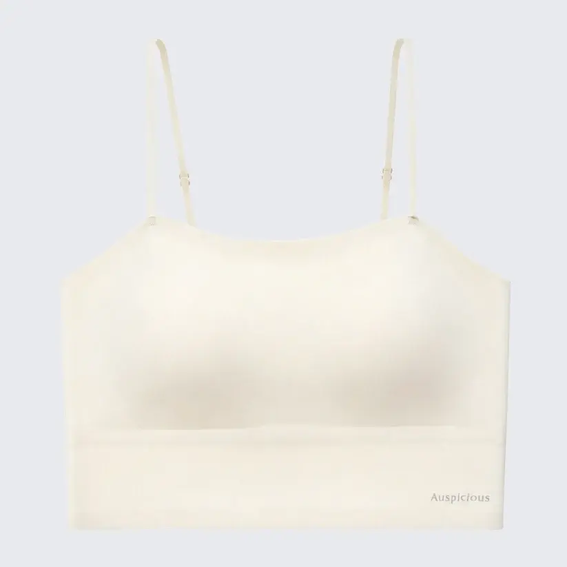 Seamless Camisole Built-in Bra Plus Size Padded Base Layer Top