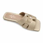 Women's Slippers with Pearl Detail SF-77