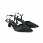 Heel with Sparkling Back Strap and Luxurious Details C-78