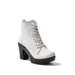 BOOT MID HEELS 5cm LEATHER B-25