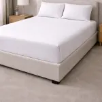 Agha Home Essential Comfort Microfiber Fitted Sheet White