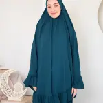 TEAL CREPE SET ISDAL
