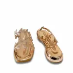 Elegant Flat slippers with Sparkling Leaf Detail SF-73