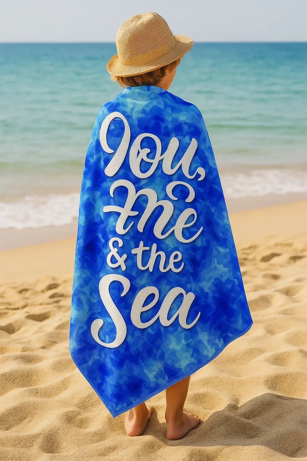 Agha Home Coastal Printed Microfiber Towel
