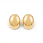 Oval Stud Earrings EA-214