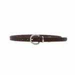 Embellished Round Buckle Leather Belt BT-8