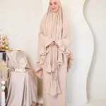 BEIGE CREPE SET ISDAL