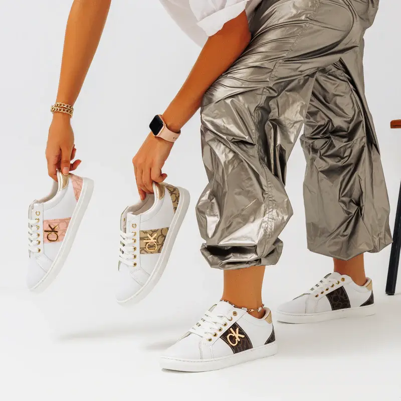 flat sneakers stylish comfort- CK