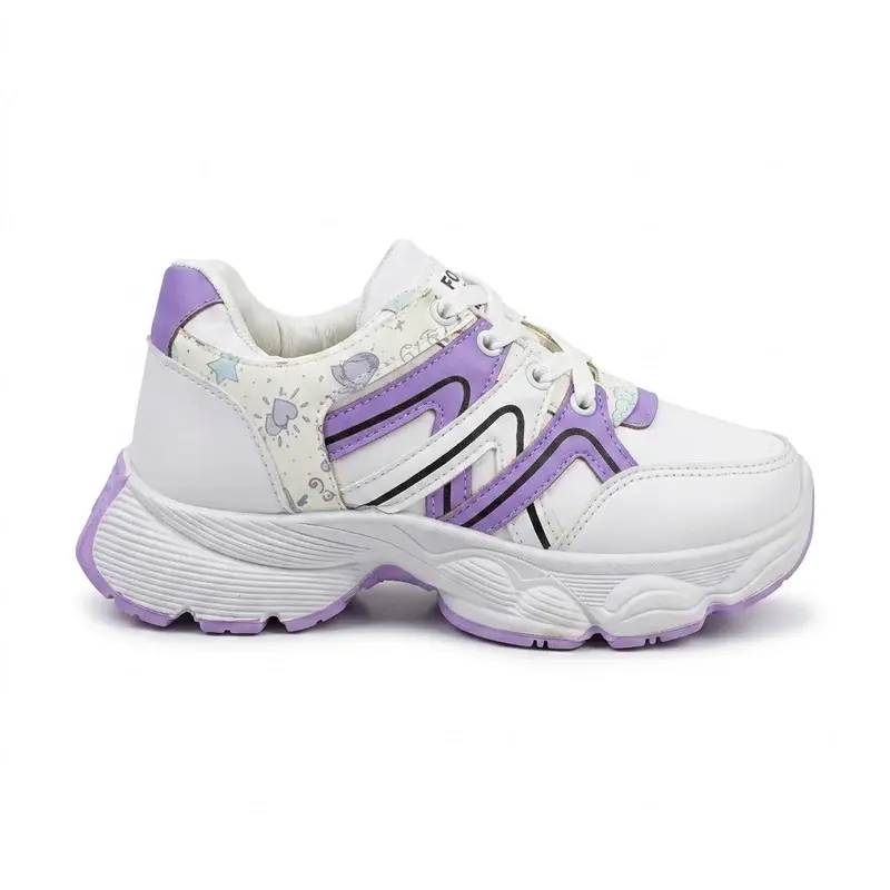 Casual Chunky Sneakers with Soft Graphics L-24