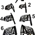 كمامة بلاستيكية مرنة MM1-26