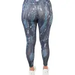 Marble Printed Navy Leggings