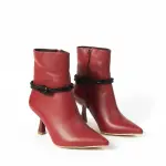 Elegant boot with removable sparkling strap R-902