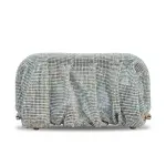 Ruched Golden Shimmer Evening Bag VS-56
