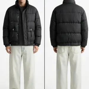 BLACK PUFFER JACKET