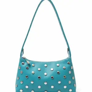 Studded Leather Shoulder Bag BA-53
