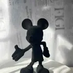 Velvet Standing Mouse Sculpture
