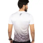 Round Printed Gray T-Shirt