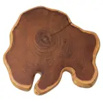 Handcrafted Live-Edge Natural Wood Coffee Table