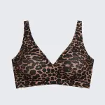 Seamless Wireless Full Coverage Comfort Bra Underwire Free Leopard