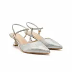 Heel with Sparkling Back Strap and Luxurious Details C-78