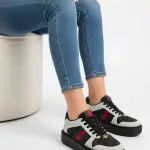 Sneaker featuring signature side stripes SN-18
