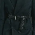 BRAIDED LEATHER BELT