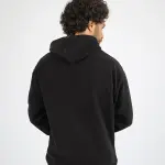 Men's Oversize Black Hoodie