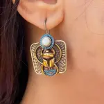 حلق فضه عربي شكل جعران