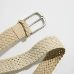 BRAIDED LEATHER BELT