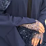 Wealth Abaya – Navy
