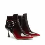 Ankle boot Made of shiny gradient-colored leather R-905