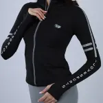 Athleisure Inspire Zip Black Jacket