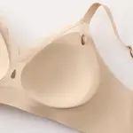 Seamless Wirefree Push Up Bra Anti-Sagging Plus Size Soft Support Bralette