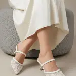 Elegant embroidery and bead details C-92