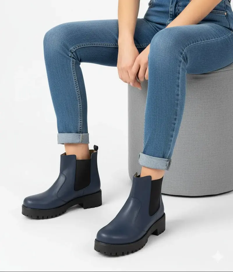 Ankle Boot Leather B-1