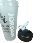 MD STAY FIT Jordan Protein Shaker Bottle with Mixing Ball, Flip-Top Lid, for Gym and Fitness