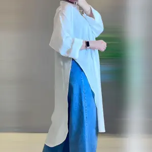 Everyday summer colorful modest shirt