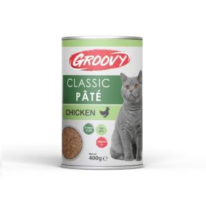 Groovy Classic Pâté wet food for Adult cats with Chicken