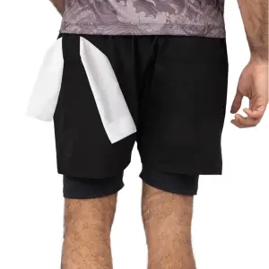 Hidden Pocket Black Training Short